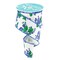 Blueberry Print Wired Ribbon 1.5" / 2.5" Inches Wide for Wreaths, Floral Arrangements, and Crafts